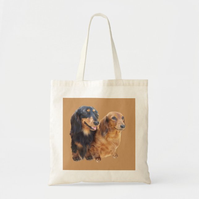 Dachshund Sweeties Tote Bag (Front)