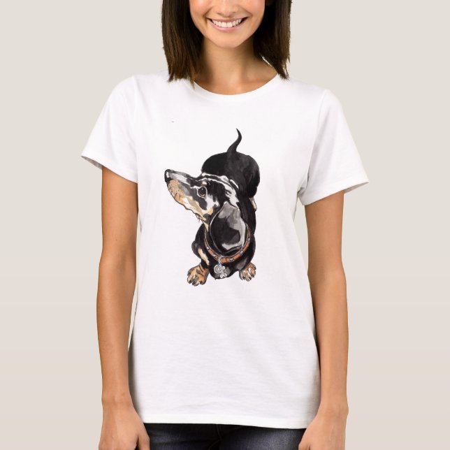 dachshund t shirt (Front)