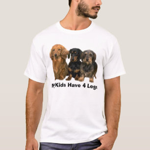 Dachshund T-Shirt My Kids Have 4 Legs