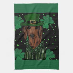 DACHSHUND            TEA TOWEL