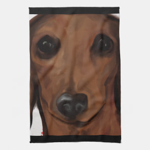 DACHSHUND                 TEA TOWEL
