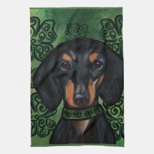 DACHSHUND           TEA TOWEL