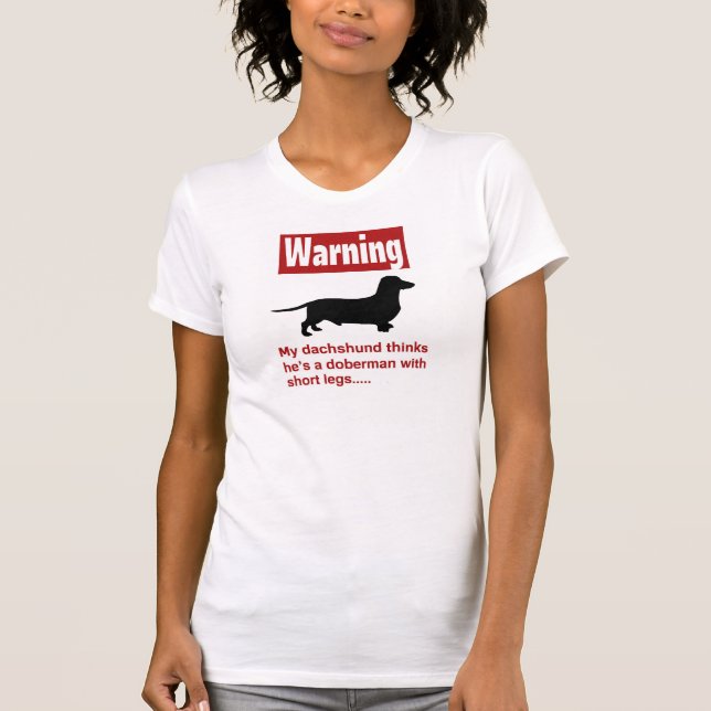 Dachshund Tee Shirt (Front)