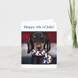 DACHSHUND THANK YOU CARD
