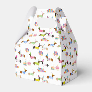 Dachshund Themed Favour Box