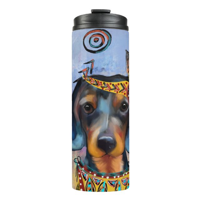 DACHSHUND   THERMAL TUMBLER (Front)