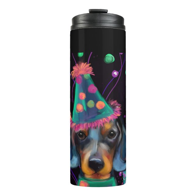 Dachshund  thermal tumbler (Front)