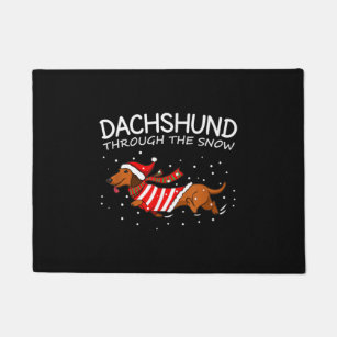 dachshund through the snow doormat
