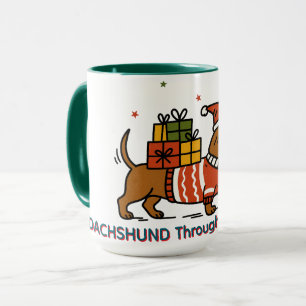 Dachshund Through The Snow Mug