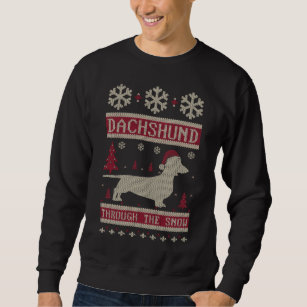 mens dachshund christmas jumper