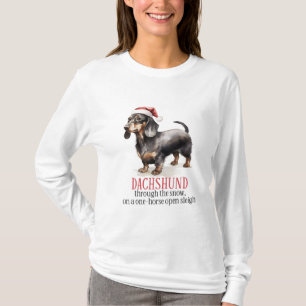 Dachshund Through The Snow T-Shirt