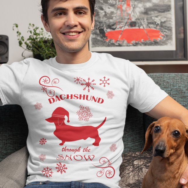 Dachshund Through the Snow T-Shirt (Dachshund Through the Snow T-Shirt)
