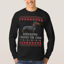 Dachshund Through The Snow Ugly Christmas Sweater