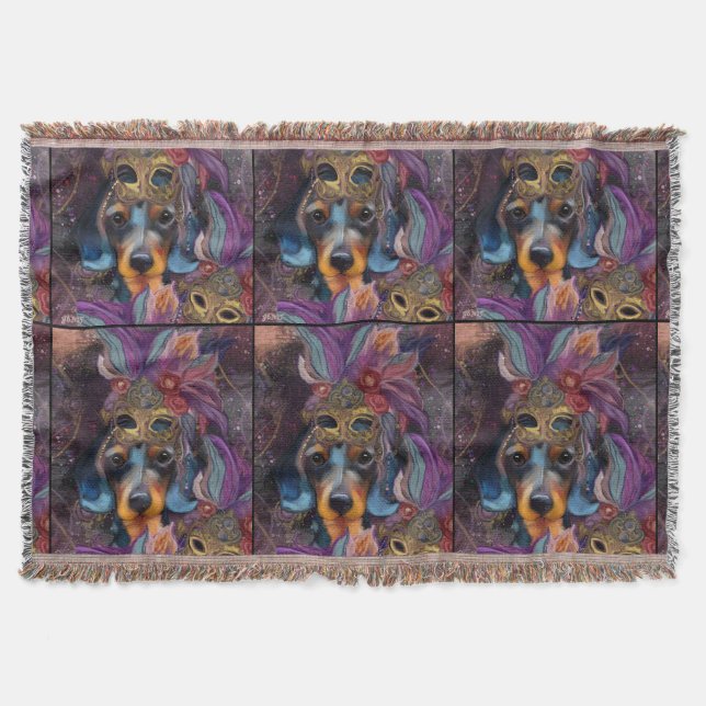  Dachshund       Throw Blanket (Front)