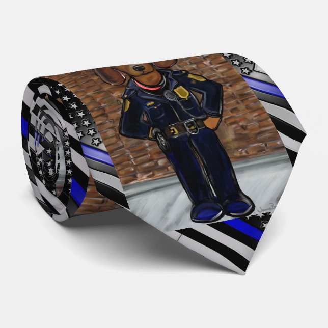 DACHSHUND TIE (Rolled)