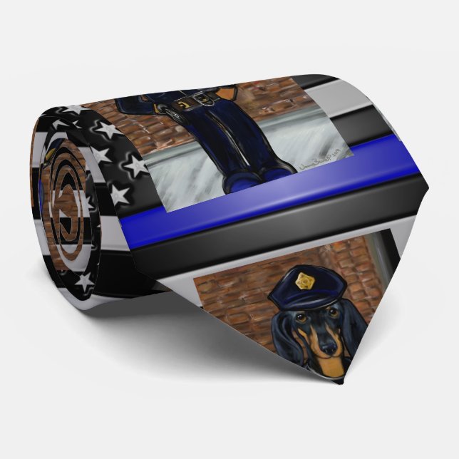 DACHSHUND TIE (Rolled)