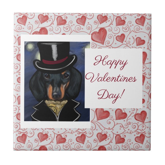 DACHSHUND        TILE (Front)