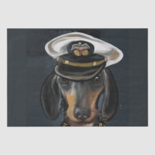 Dachshund tissue paper