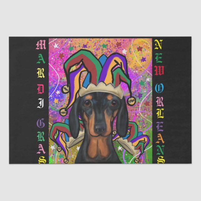 Dachshund        tissue paper (Front)