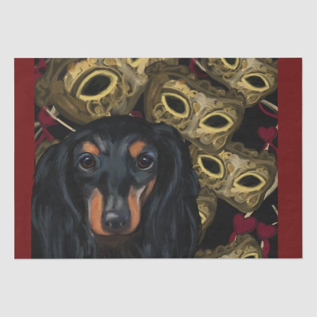 DACHSHUND      TISSUE PAPER (Front)