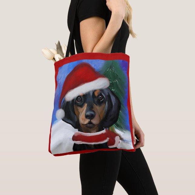 Dachshund  tote bag (Close Up)