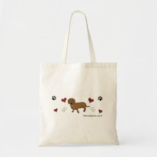 dachshund tote bag