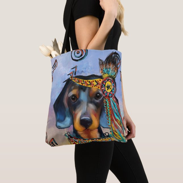 DACHSHUND   TOTE BAG (Close Up)