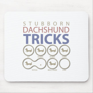 Dachshund Tricks, Funny Dog Jokes Mouse Mat