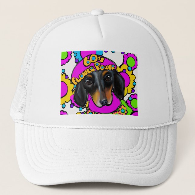 DACHSHUND  TRUCKER HAT (Front)