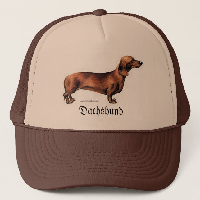 Dachshund Trucker Hat (Front)