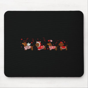 Dachshund Valentine Dachshund Valentine’s Day Saus Mouse Mat
