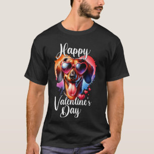 Dachshund Valentine Dachshund Valentines Day T-Shirt