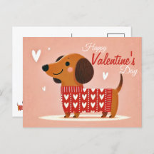 Dachshund Valentine's Day