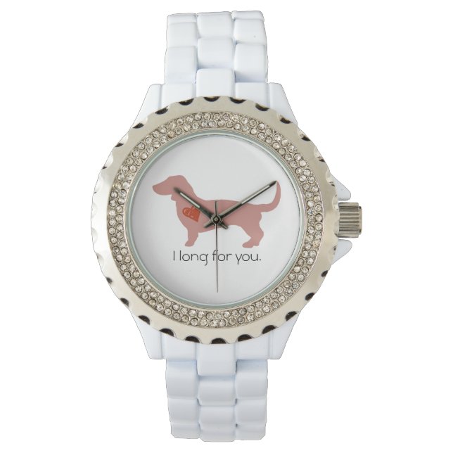 Dachshund Valentine's Day Watch (Front)