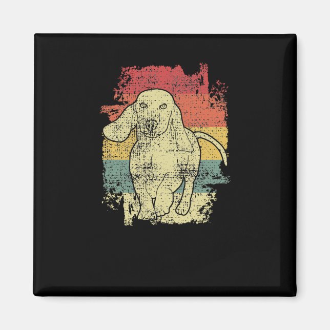 Dachshund Vintage Magnet (Front)