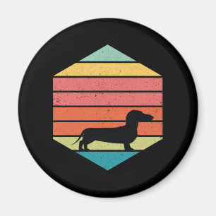 Dachshund Vintage Retro Classic Magnet