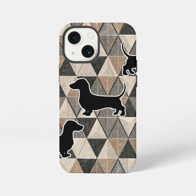 Dachshund Walking iPhone Case (Back)