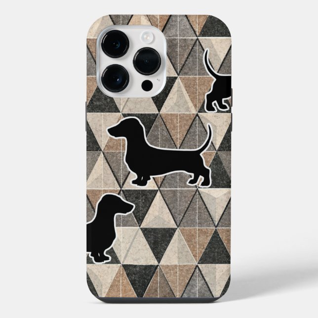 Dachshund Walking iPhone Case (Back)