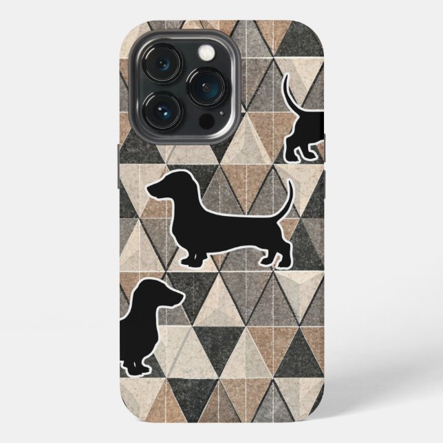 Dachshund Walking iPhone Case (Back)