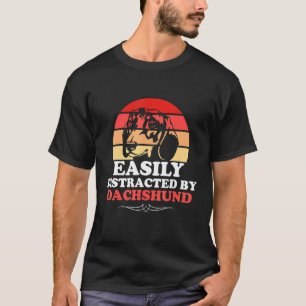 Dachshund Weenie Wiener Doxie Sausage Dog Doggy Pu T-Shirt