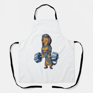 Dachshund Weightlifting Apron