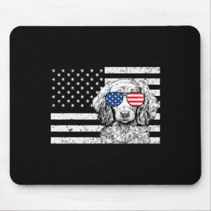 Dachshund Weiner Dog 4th Of July Us American Flag Mouse Mat