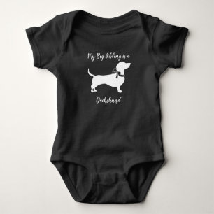 Dachshund Weiner Dog Baby Shower Gender Neutral Bodysuit