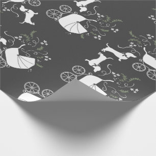 Dachshund Weiner Dog Baby Shower Gender Neutral Wrapping Paper