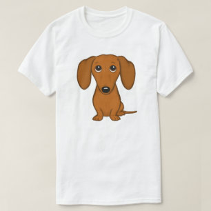 Dachshund   Weiner Dog   Cute Doxie Cartoon Dog T-Shirt
