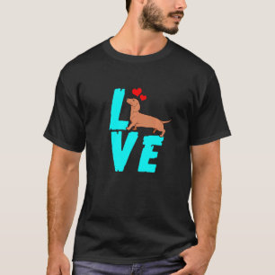 Dachshund Weiner Dog I Love Doxie T-Shirt