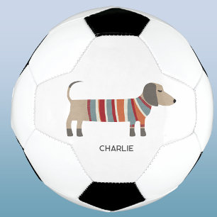 Dachshund Wiener Dog Personalised Football