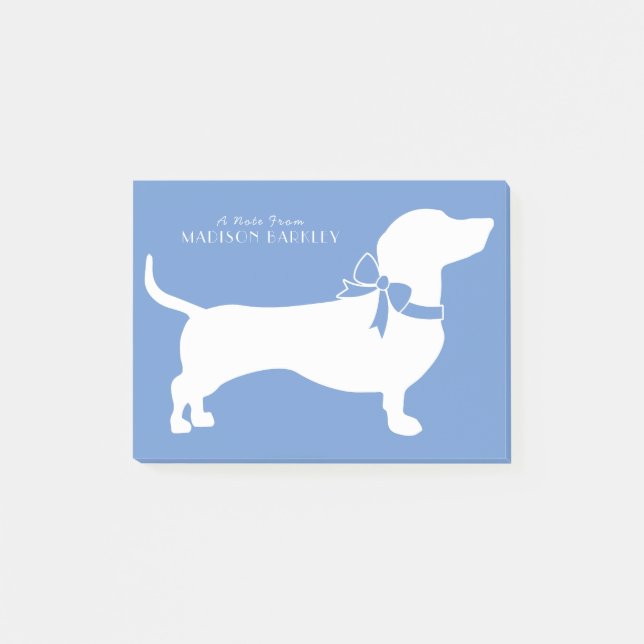 Dachshund Wiener Dog Puppy Post-it Notes (Front)