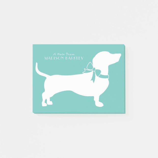 Dachshund Wiener Dog Puppy Post-it Notes (Front)