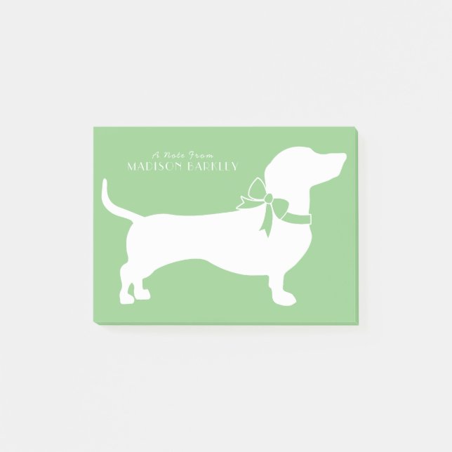 Dachshund Wiener Dog Puppy Post-it Notes (Front)